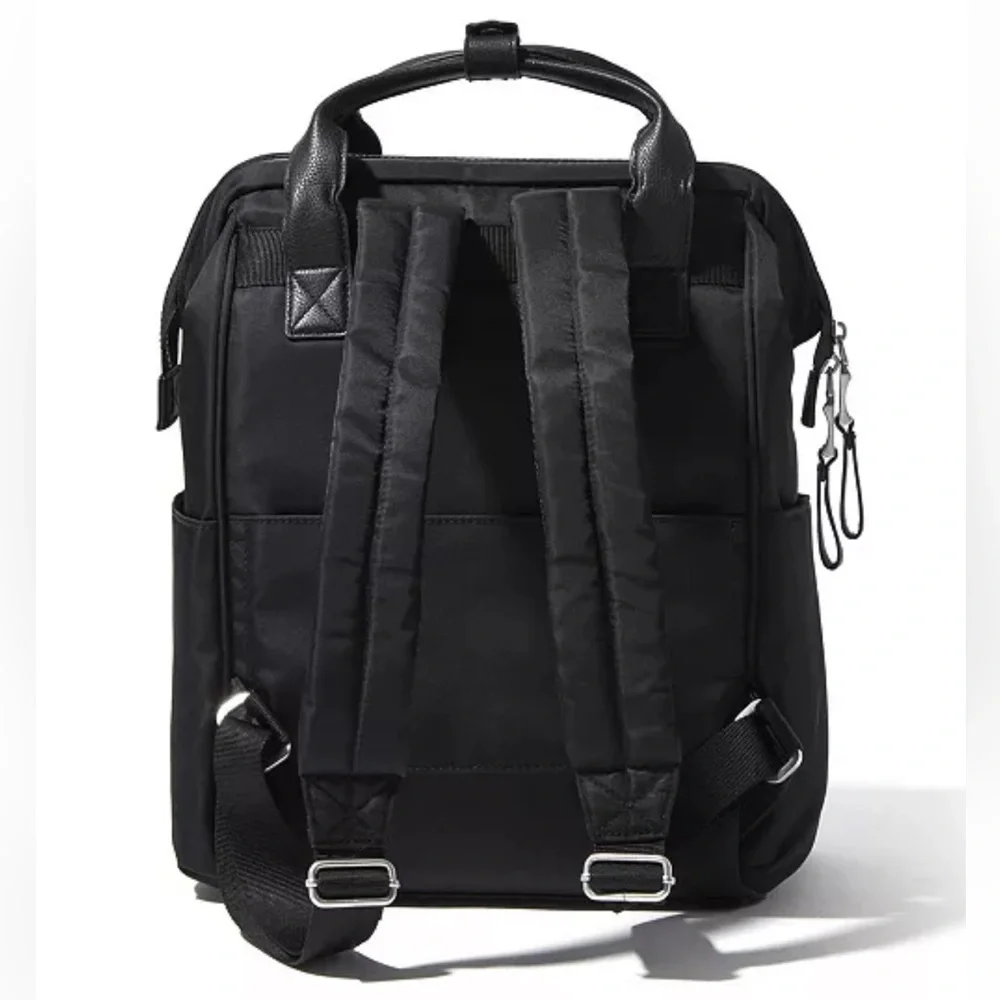 Baggallini Soho Backpack Travel Laptop Water-Resistant Work Bag - Black